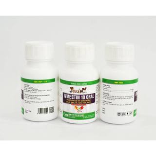 Thuốc thú y phòng trị nội ngoại ký sinh trùng IVMECTIN Vb pharma trên gia súc gia cầm:ve ghẻ giun