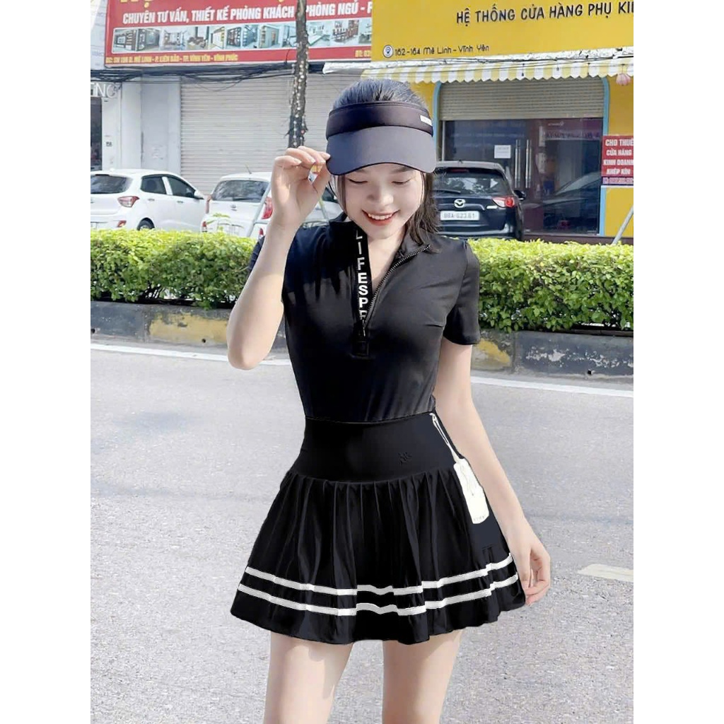 HOT Bộ thể thao ữ, Bộ váy Áo chơi Pickleball, Golf, Tennis, cầu lông ... Hàng QC cao cấp
