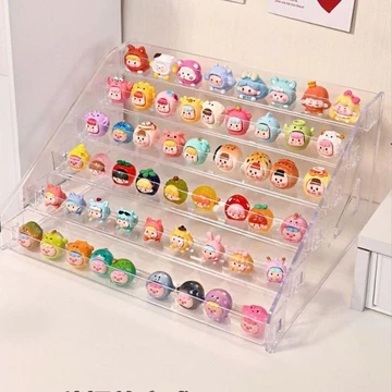 Hộp đựng phấn mắt bảng màu trang điểm tủ để bàn ký túc xá kệ acrylic mỹ phẩm giá đựng son môi
