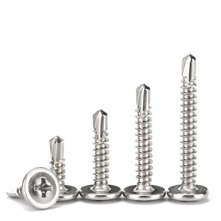 50 cái  4.2 Vít tự khoan đầu dù inox410 4.2