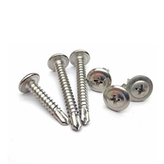 50 cái  4.2 Vít tự khoan đầu dù inox410 4.2