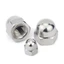 50 cái M3,M4, M5, M6, M8, M10,M12 Đai ốc mũ, ecu mũ inox201 M3-M12
