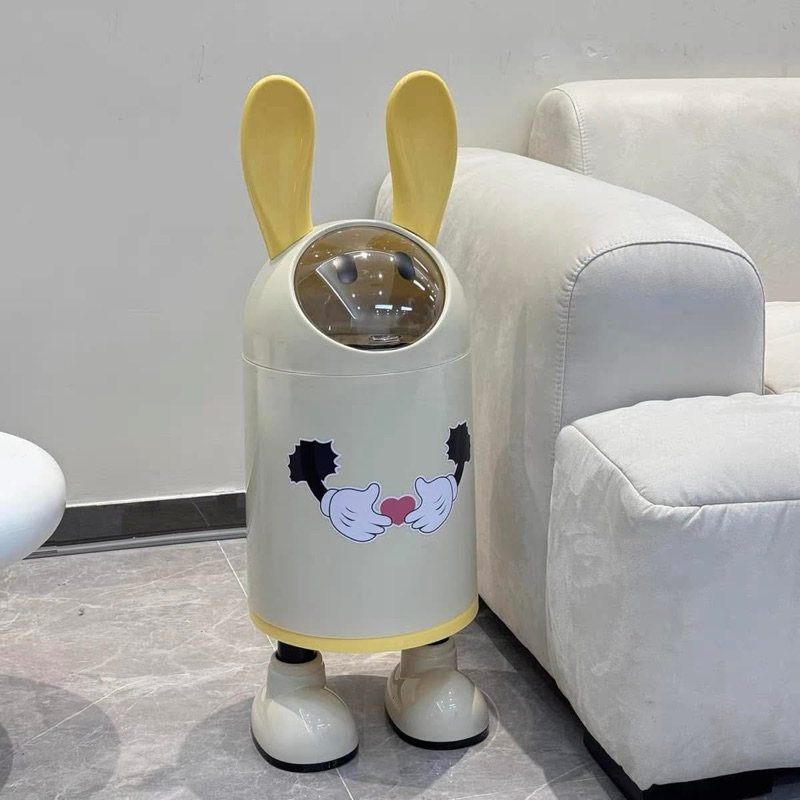 Thùng rác tai thỏ dễ thươnggg ❤️👯‍♀️🐇