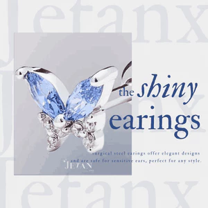 Khuyên Tai Bướm Đá BLUE BUTTERFLY JetanX (1 chiếc)