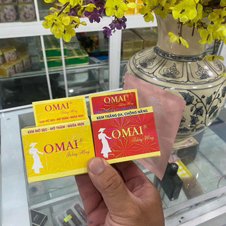 Combo 3 hũ kem Omai mụn thâm mời sẹo, nám tàn nhang đồi mồi, trắng da chống nắng kèm quà tặng