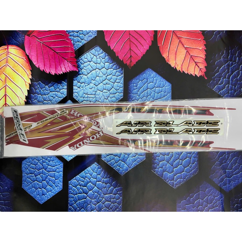 Tem Airblade 2009-2010 Fi (Tem + chữ nổi ) chuẩn nét