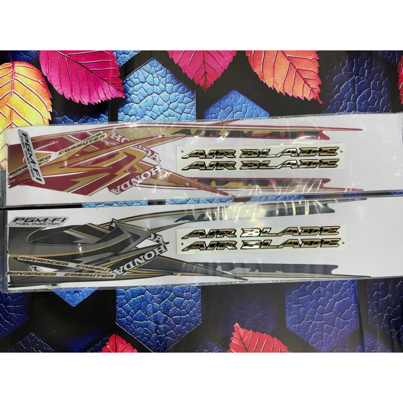 Tem Airblade 2009-2010 Fi (Tem + chữ nổi ) chuẩn nét
