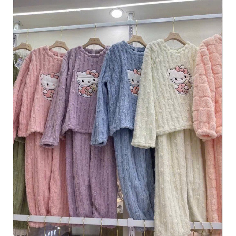 Bộ bông vặn thừng gấu kitty 1605