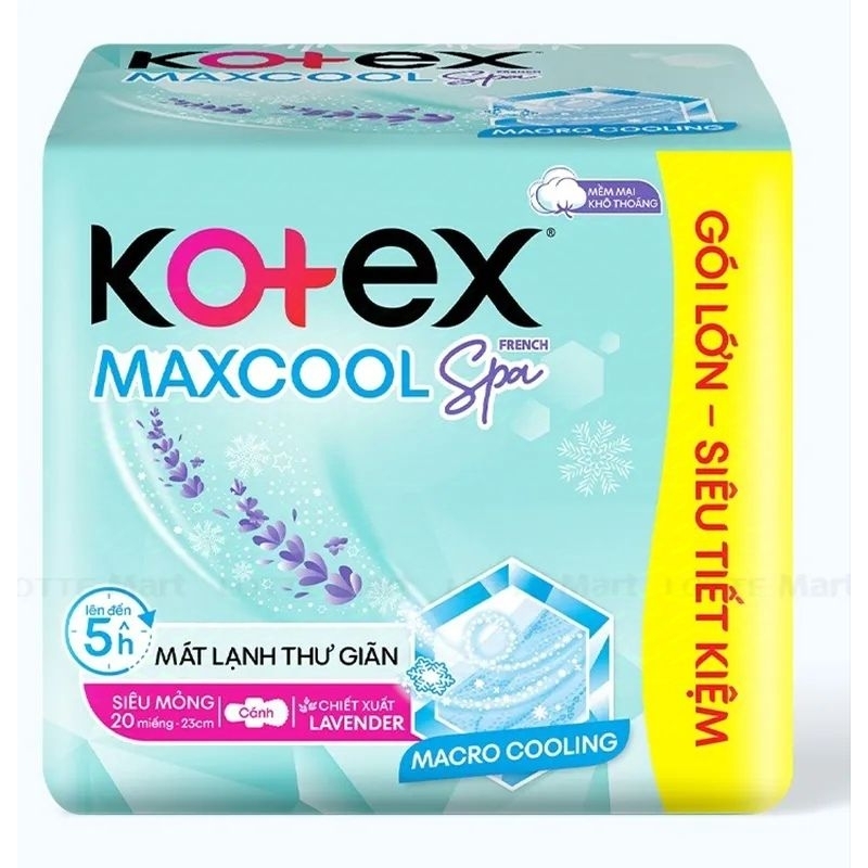 1 gói Kotex 20 miếng/8 miếng tùy chọn