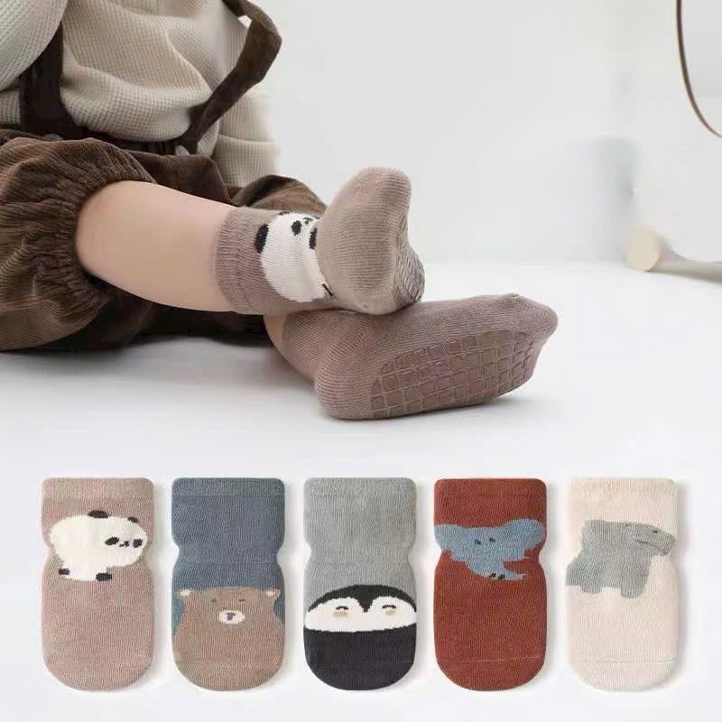 SÉT 5 ĐÔI TẤT SƠ SINH HÌNH THÚ SS17