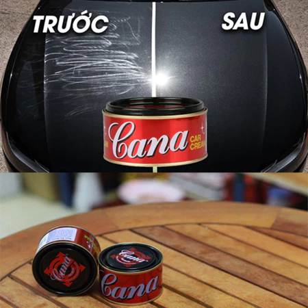 Kem Cana chính hãng đánh bóng ô tô xe máy, Cana Car Cream 100g - 200g chính hãng