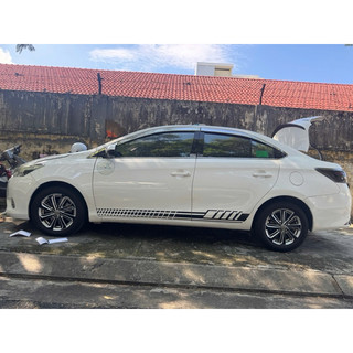 Decal dán mâm Toyota Vios ( Giá bao gồm 5 bánh)
