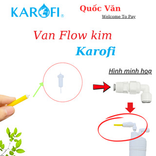 Combo Full Cút màng RO đúc Karofi ( Co van xả thải + Flow kim + van 1 chiều + cút 6-6 )