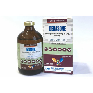Thuốc thú y DEXASONE chai 100ml VB Pharma chống dị ứng giảm viêm cho vật nuôi chó mèo gia súc giacầm