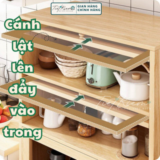 Kệ nhà bếp gỗ đa năng Kebep140611