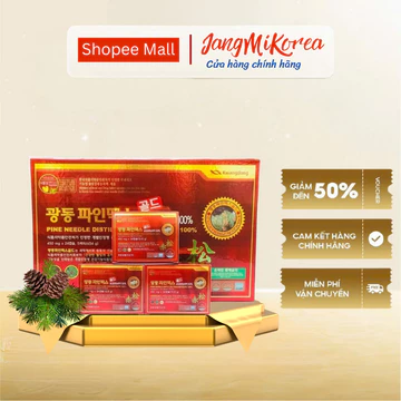 Tinh Dầu Thông Đỏ Kwangdong Hàn Quốc Hộp 120 Viên Daedong Ginseng, Cải Thiện Tiểu Đường, Mỡ Máu