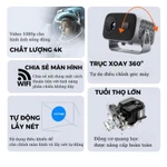 Máy chiếu mini 670PRO máy chiếu xem phim Giải mã Full HD 4k 8800 Lumens Điều chỉnh 360° kết nối điện thoạ Laptop iPad PC — ảnh 7