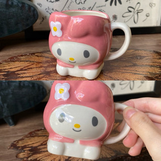 [Gốm Mới Cập Nhật] Ly/Cốc/Tô Gác đũa Gốm Cute My Melody Hiệu Sanrio - Gốm Nhật 2hand