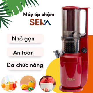 Máy ép chậm SEKA SK535 máy ép chậm trái cây công suất 250W ép kiệt bã ,làm kem,làm sinh tố