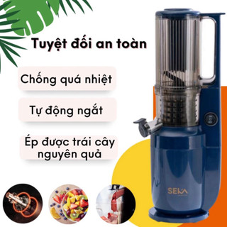 Máy ép chậm SEKA SK535 máy ép chậm trái cây công suất 250W ép kiệt bã ,làm kem,làm sinh tố