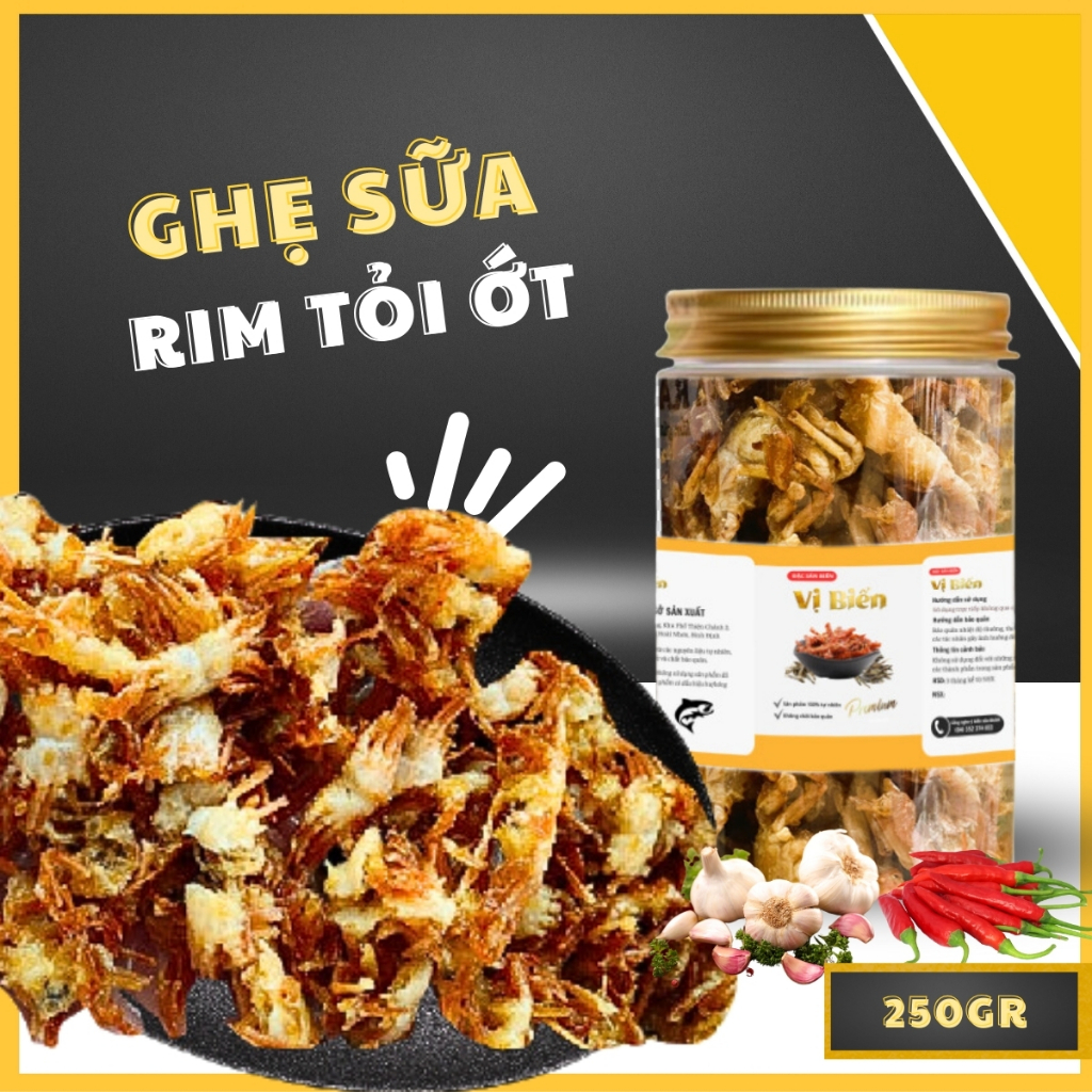 Ghẹ Sữa Rim Tỏi Ớt Đồ Khô Vị Biển Foods Hải Sản Khô Chế Biến Sẵn Thơm ...