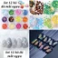 Set 12 hũ đá hạt gạo, mắt ngựa trang trí móng siêu đẹp nhiều màu tiện dụng