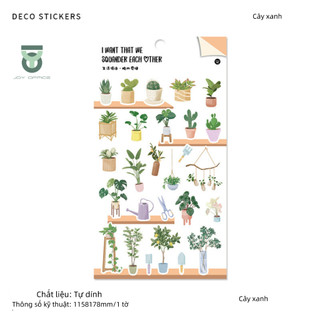 Miếng Dán Stickers Trang Trí 5 Mẫu Gần Gũi Dễ Thương _ Joy Office