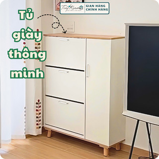 Các mẫu tủ giày thông minh siêu mỏng Nội Thất Tiết Kiệm (đã lắp sẵn) TG19191