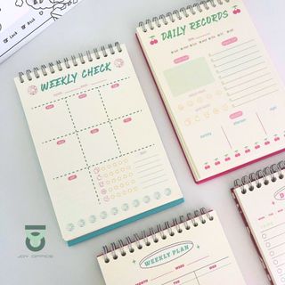 Sổ Tay Kế Hoạch Hằng Ngày, Hằng Tuần Lịch Trình Quản Lý Thời Gian_Joy Office
