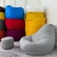 Hoả Tốc HCM - Ghế Sofa Lười Hạt Xốp Mã Combo Ghế Kèm Đôn Cao Cấp 3ii Home Relax Tận Hưởng Cuộc Sống