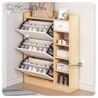 Tủ để giày dép vân gỗ sồi 90cm Nội Thất Tiết Kiệm 01919