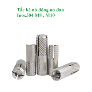 Tắc kê nở đạn,nở đóng inox304 M6,M8, M10