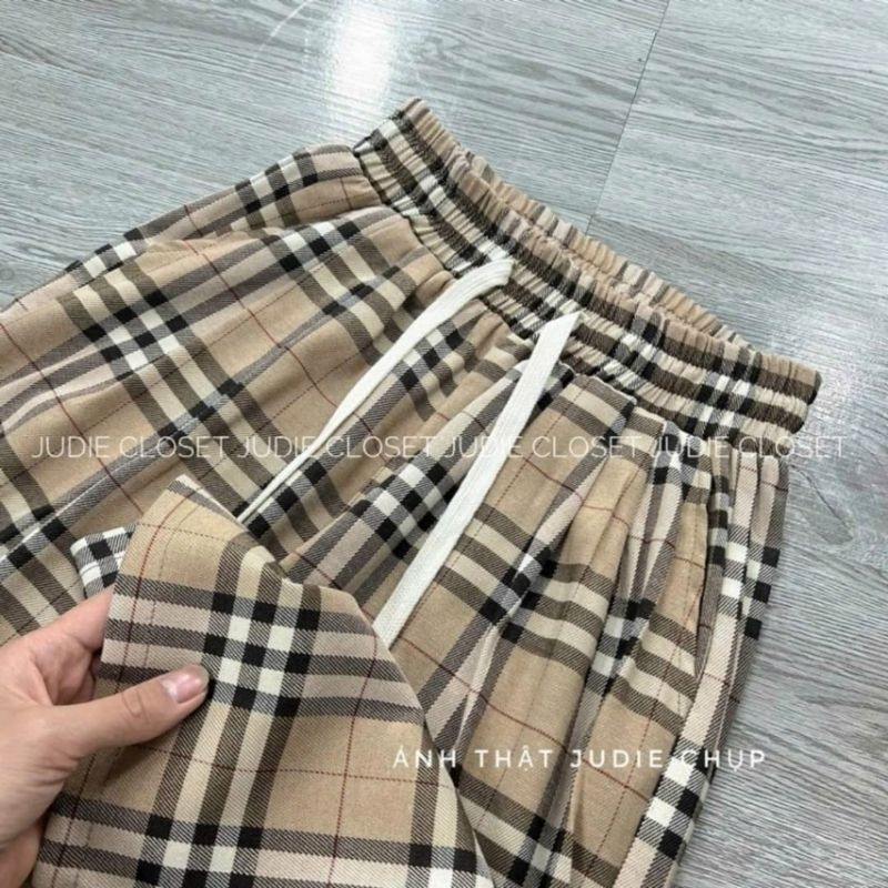 [Rẻ vô địch]  Tổng Hợp Quần kẻ caro ống rộng