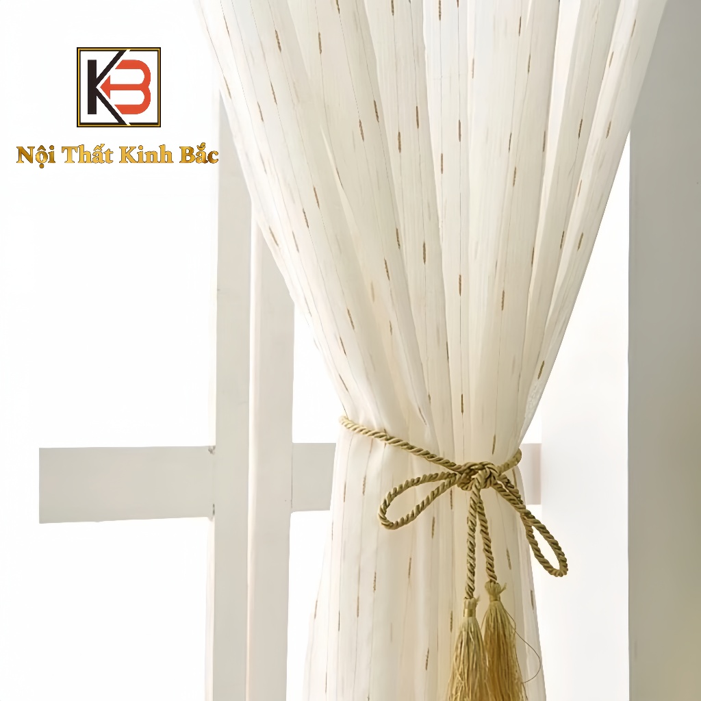 Rèm voan KB01 size lớn, rèm cửa 2 lớp, rèm spa trắng mềm mại may chiết ...