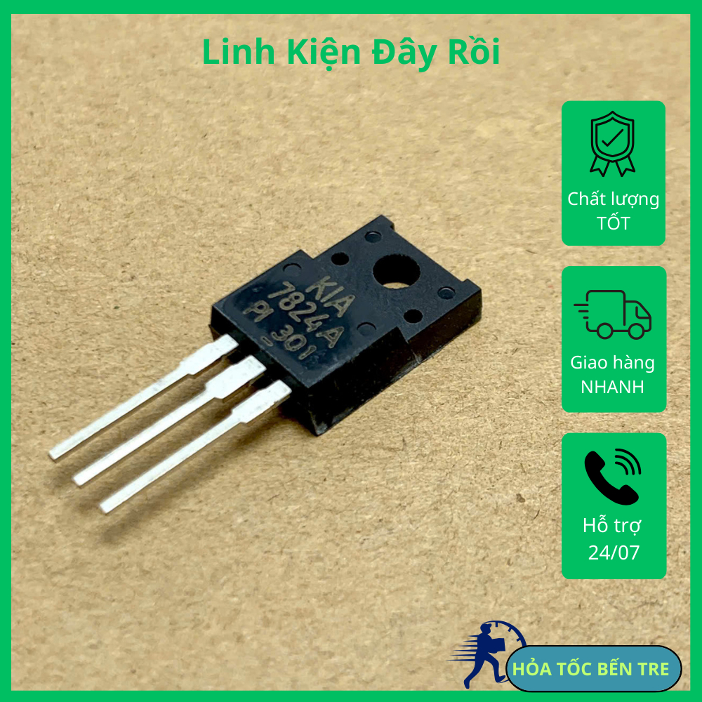 2 cái KIA7824A 7824 7824A TO-220F IC ổn áp 24V | Shopee Việt Nam