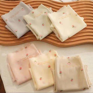 Combo 10 Quần Lót Nữ Su Lụa Họa Tiết Dâu Tây Không Viền Mềm Mịn Size M L XL