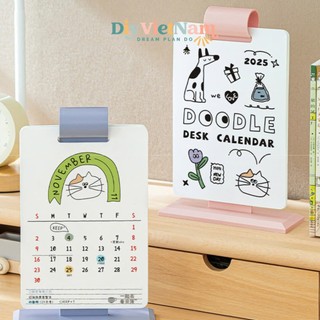 LỊCH ĐỂ BÀN 2025 DOODLE
