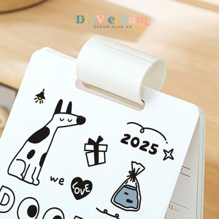LỊCH ĐỂ BÀN 2025 DOODLE