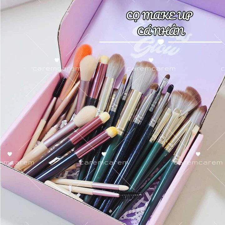 Cọ trang điểm cọ má, cọ môi, cọ tán, cọ khối lông mềm by caremcarem
