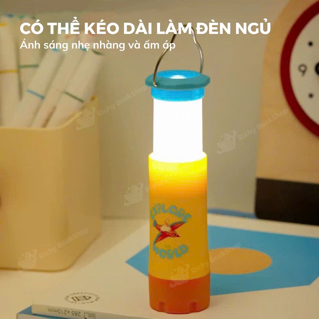 Đèn pin siêu sáng mini bỏ túi 2 trong 1 cho bé Mideer Outdoor Adventure Flashlight