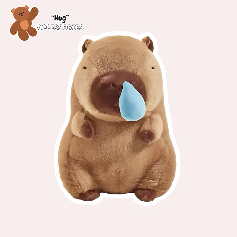 Gấu Bông Capybara Nước Mũi Kéo Chậm-Gà Con-Balo Rùa-Cõng Con-Bong Bóng ...