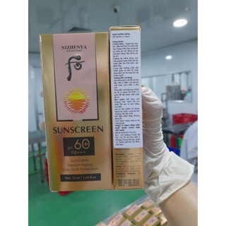 Kem Chống Nắng Nizhenya SPF60+ PA+++ 50ml