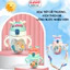 Bình Nước Cho Bé Babi1 350ml Có Tay Cầm, Bình Đựng Nước Cho Bé Tập Uống Đi Học, Nhà Trẻ