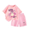Set Bộ Quần Áo Đáng Yêu Hình Gấu Hồng Lotso Footh, Vải Cotton Mềm Mịn Co Giãn Dành Cho Bé (M 18)