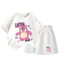 Set Bộ Quần Áo Đáng Yêu Hình Gấu Hồng Lotso Footh, Vải Cotton Mềm Mịn Co Giãn Dành Cho Bé (M 18)