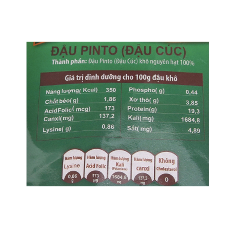 1KG  Đậu Cúc Pinto Hữu Cơ _ đậu cúc Làm món xào, salad, hầm, nấu súp, cháo  _ nongsangiasi _đậu cúc giá sỉ _ đậu cúc