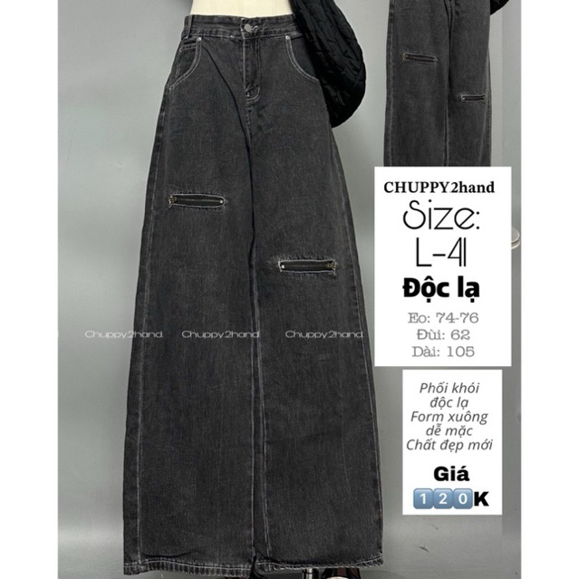 Quần Jean Bò 2Hand Tuyển Chọn CHUPPY.2hand l41 | Shopee Việt Nam
