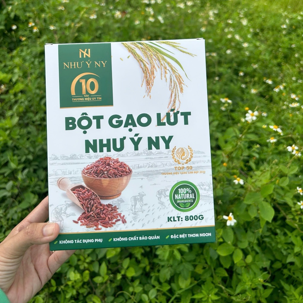 BỘT GẠO LỨT NHƯ Ý NY - 1 HỘP - MỖI HỘP GỒM 1 TÚI BỘT 800GR