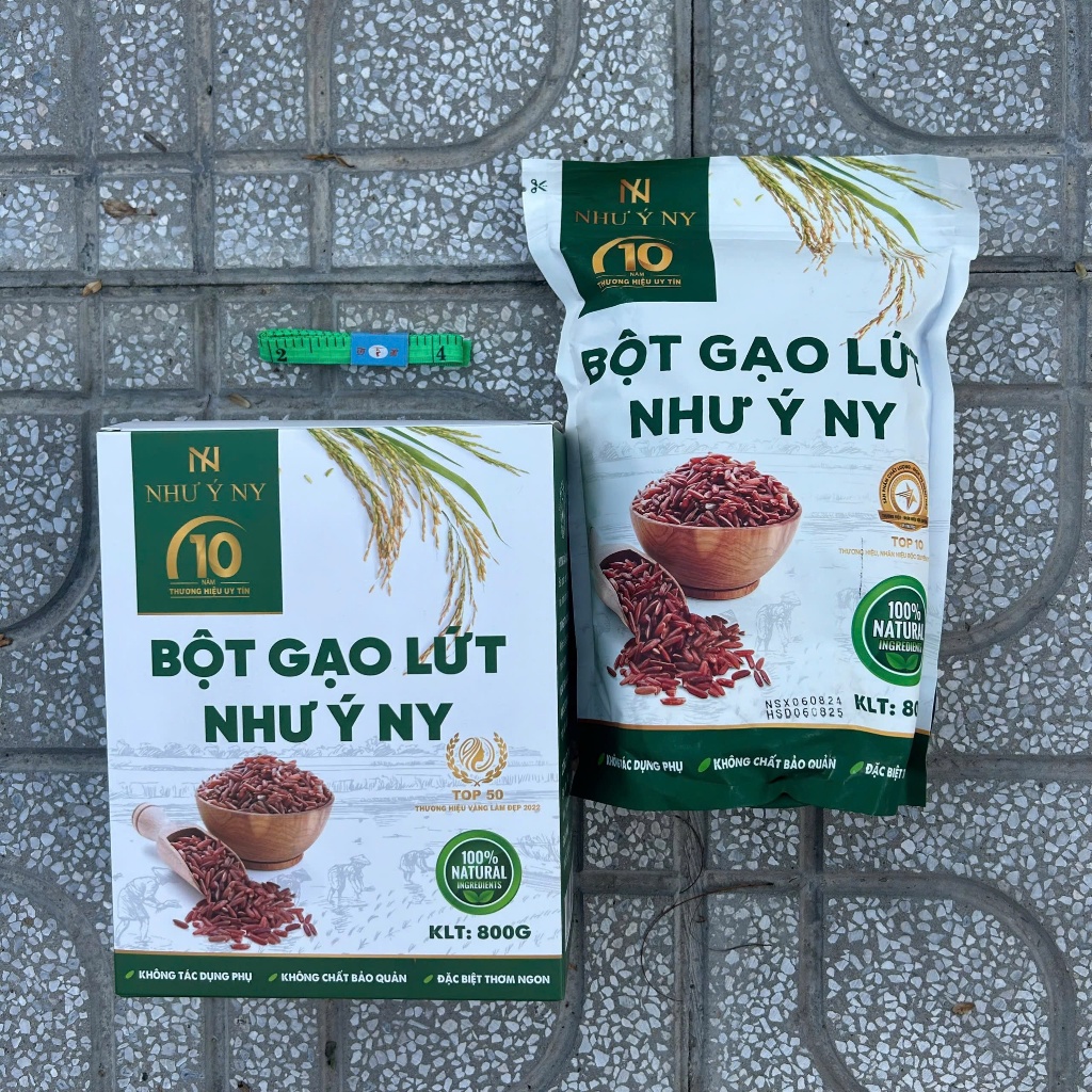 BỘT GẠO LỨT NHƯ Ý NY - 1 HỘP - MỖI HỘP GỒM 1 TÚI BỘT 800GR
