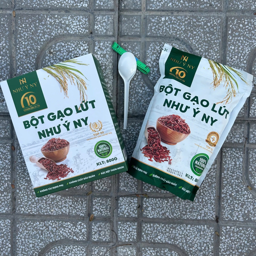 BỘT GẠO LỨT NHƯ Ý NY - 1 HỘP - MỖI HỘP GỒM 1 TÚI BỘT 800GR